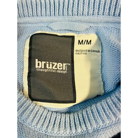 North Carolina Tar Heels Bruzer Baby Blue‎ Logo Sweater Size Medium - Picture 4 of 8